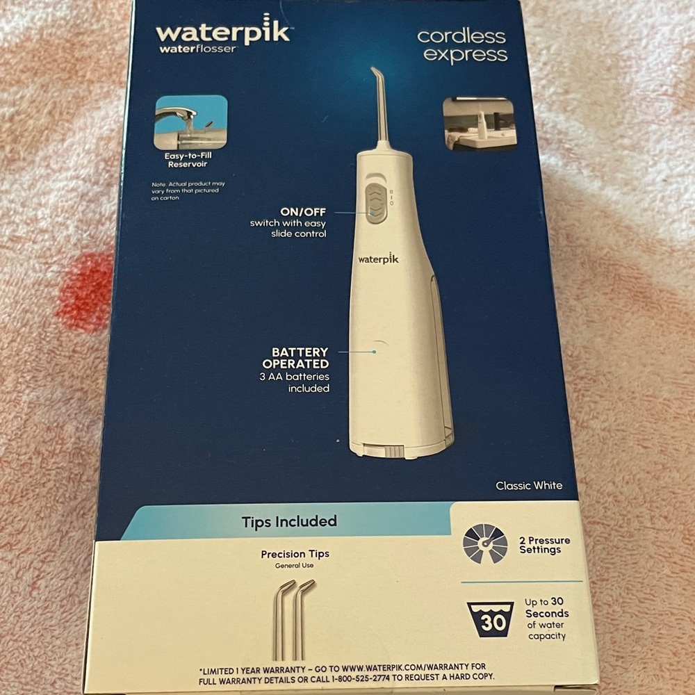 Waterpik Cordless Express Water Flosser - Classic White